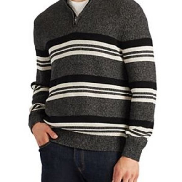 NWT L‎ or M Mens Chaps Mockneck Pullover Sweater - Picture 1 of 10